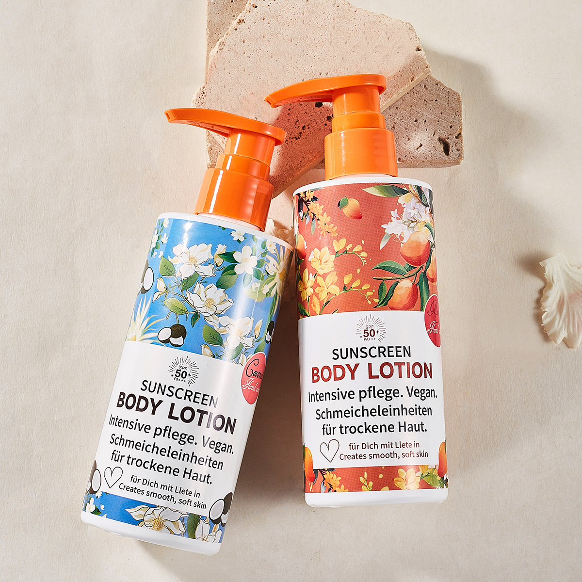Cross-border exclusive FORMBO Body Lotion 2-in-1 for hydrating, moisturizing, long-lasting fragrance, full-body care, wholesale for export Specification drawing