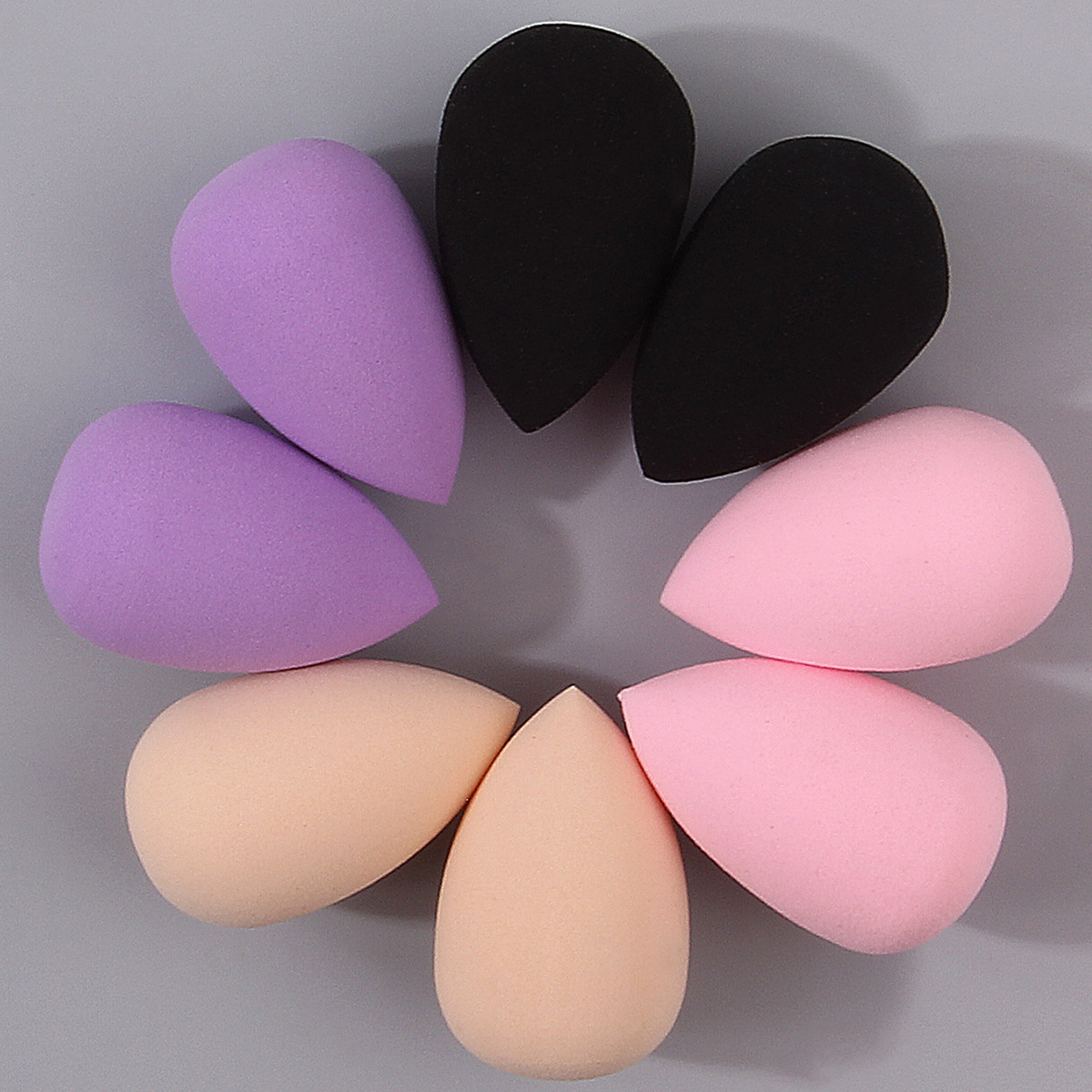 Cross-border best-selling mini beauty egg, dry and wet dual-purpose makeup egg, sponge powder puff makeup egg, portable beauty tool Specification drawing