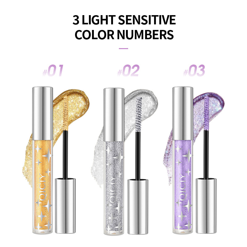 Cross-border exclusive supply of QICIY Glitter mascara, long, curly, waterproof colored mascara and makeup wholesale Application Scenario