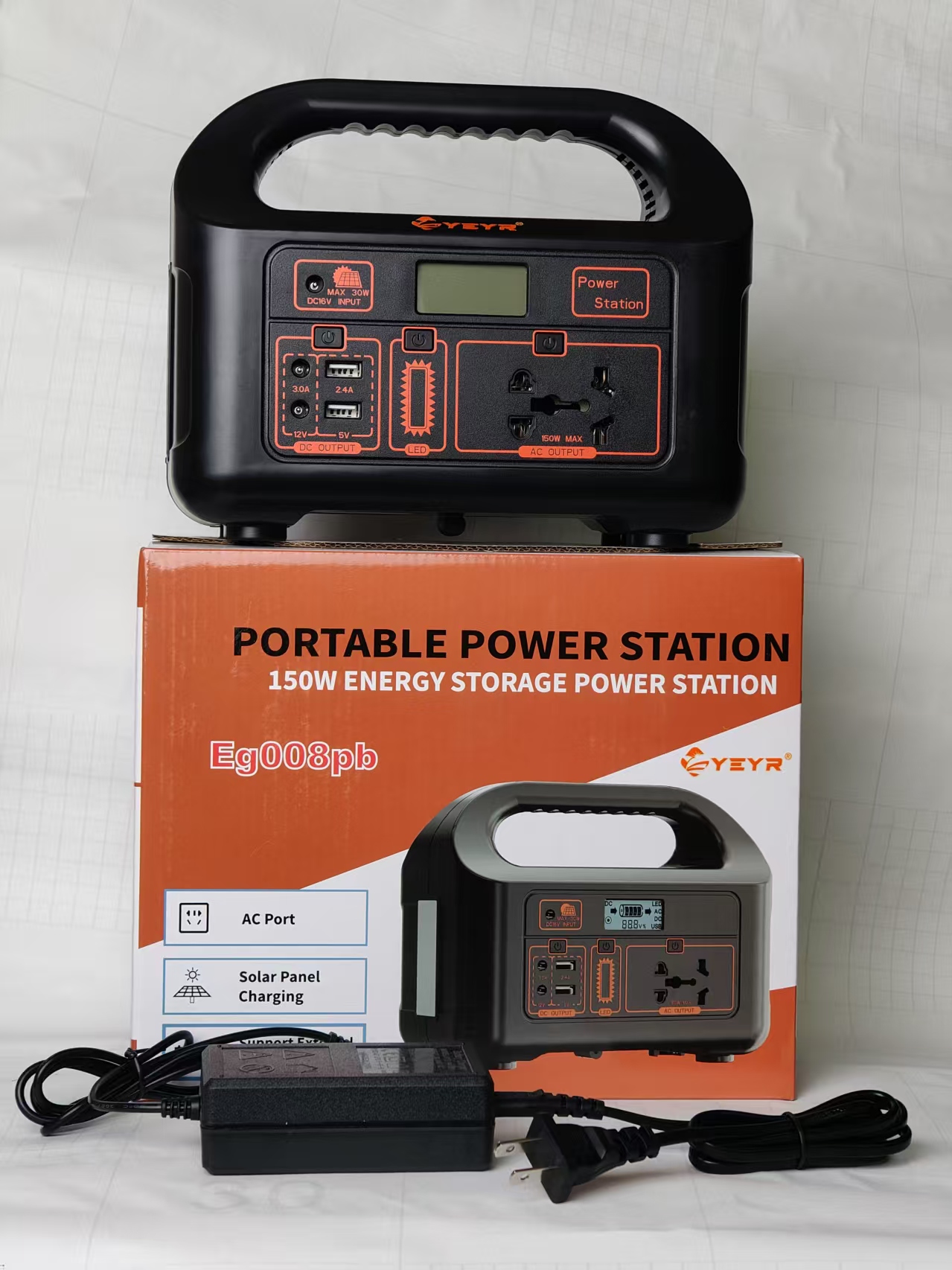 Factory direct sales of solar chargers for mobile devices with strong power storage capacity