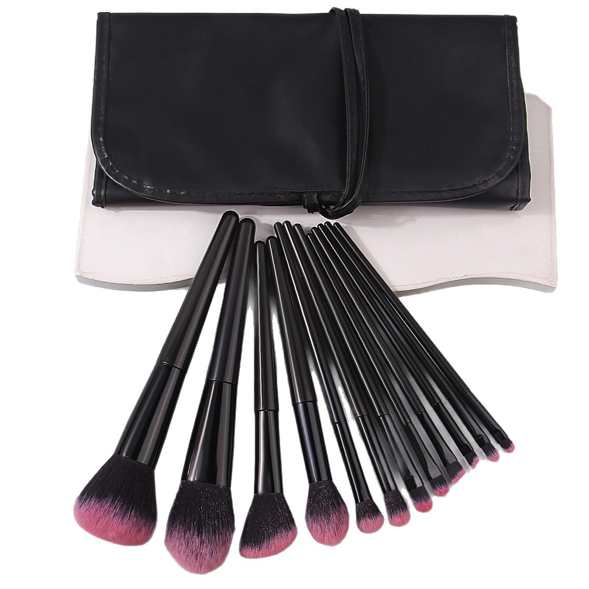Xiaohongshu bestseller 12-piece makeup brush set Portable storage bag for beginners, direct sales from the manufacturer of complete makeup tools Item Picture
