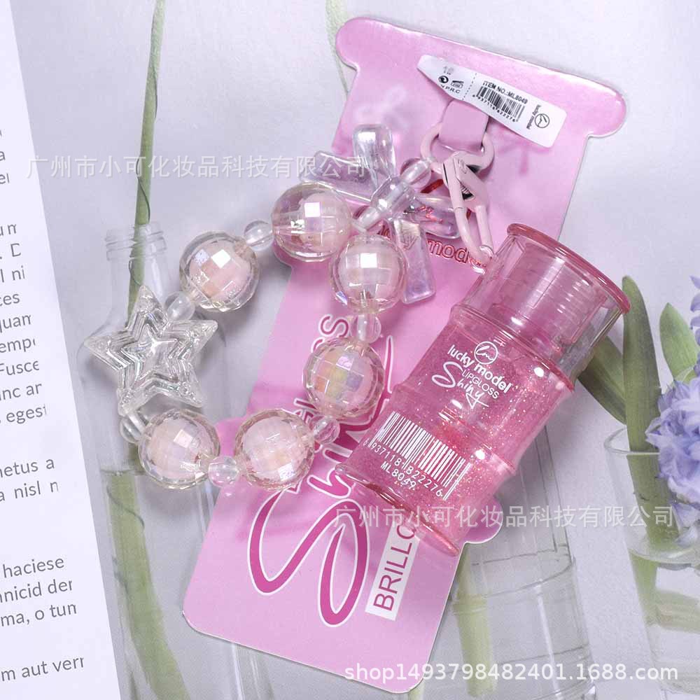 ML8049 Thermochromic Lip Oil LUCKY MODEL Export card-hanging bracelet Lip gloss New MAGIClipoil details Picture