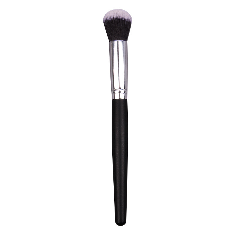 Single concealer brush with wooden handle, portable soft, acne printing, beginner's nasolabial line concealer brush, beauty tool wholesale Item Picture