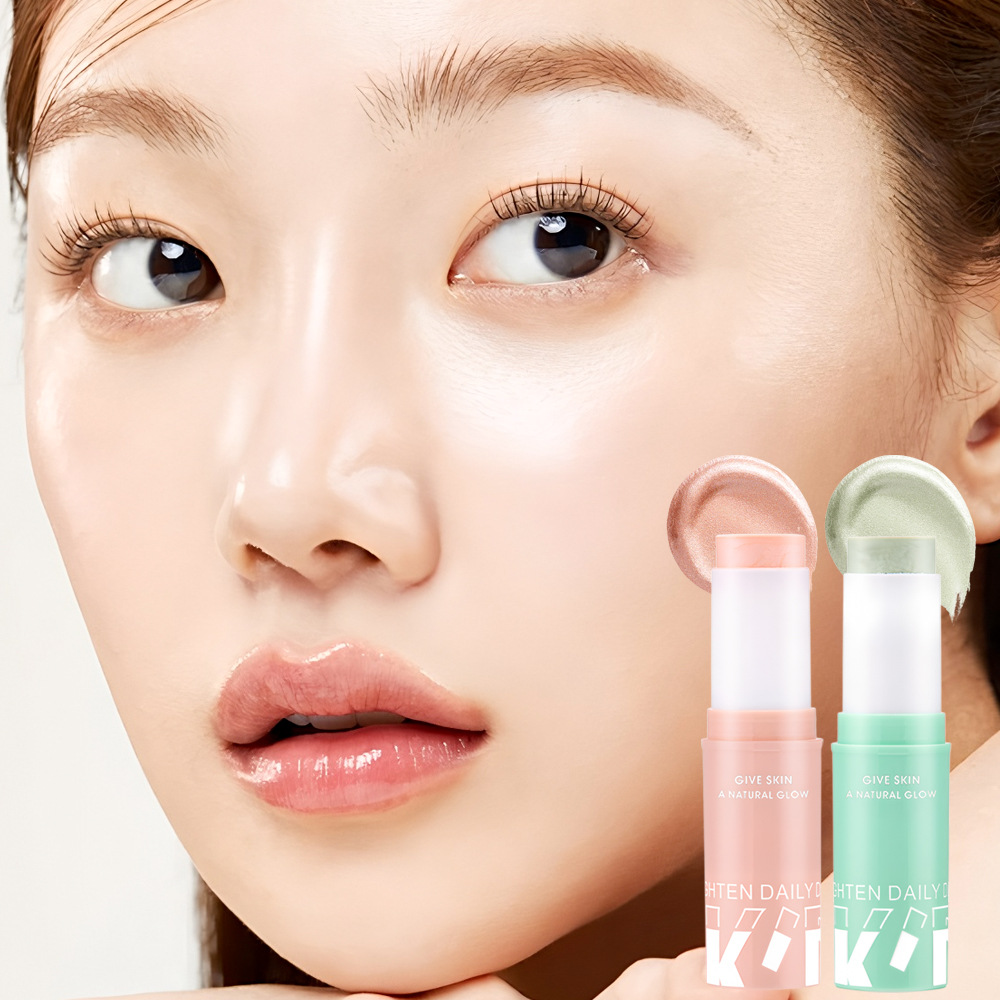 Cross-border exclusive DK'DE+ 2-color cool high-gloss stick, three-dimensional shadow correction, nose shadow, side shadow and facial brightening for women full figure