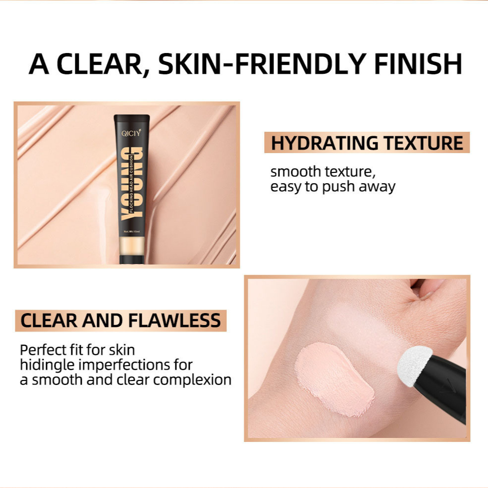 【 Exclusive for Foreign Trade 】QICIY Soft and matte Foundation Primer, Concealer, Long-lasting Contouring bb Cream, Cross-border Bestsellers Specification drawing
