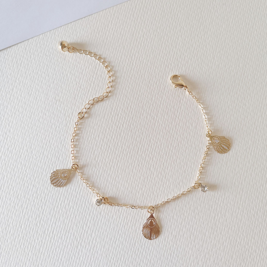 时尚简约羽毛手链