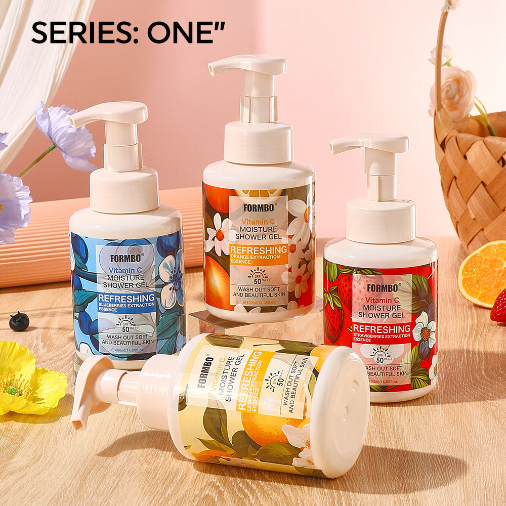 【 Exclusive for Foreign Trade 】FORMBO Vitamin C Body Wash Moisturizes, soothes and rejuvenates the skin, gently cleanses and exfoliates full figure