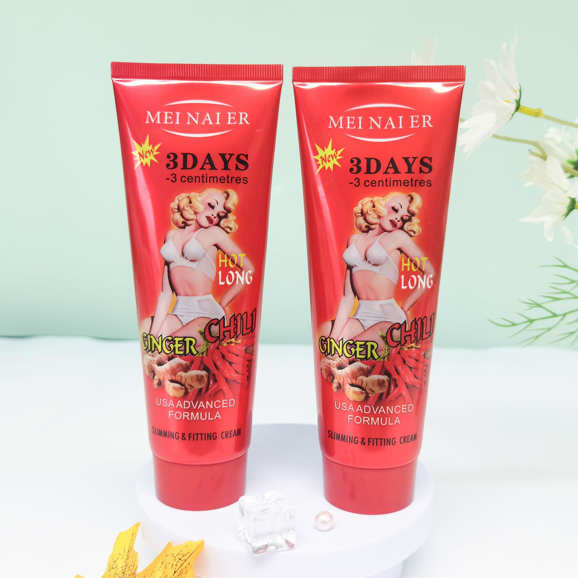 Cross-border red chili firming Cream, old Ginger Heating Massage Gel, Firming Body Care Cream, wholesale for foreign trade full figure
