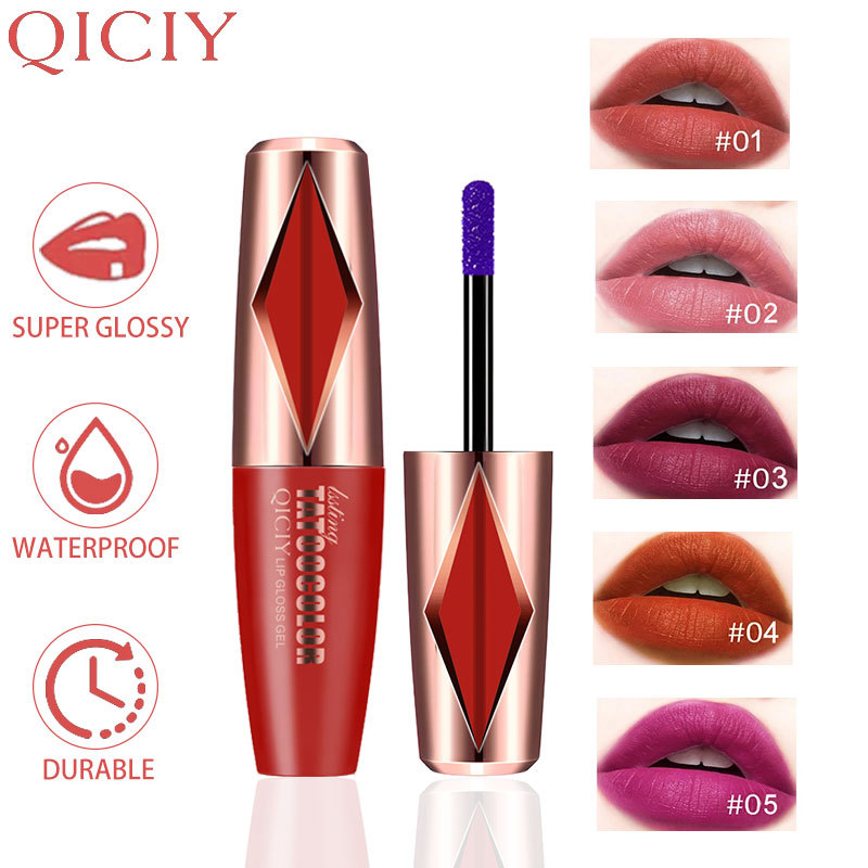 Cross-border MSDS bestseller QICIY peel-off lip gloss, non-fading and non-sticking to cups, peel-off red lip gloss FDA wholesale Application Scenario