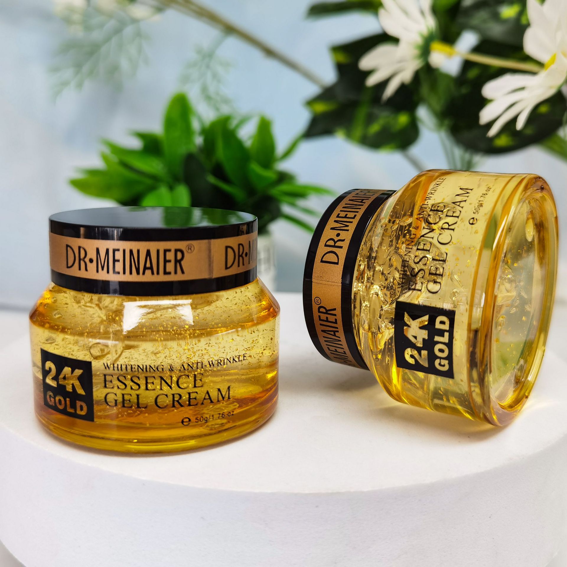 Cross-border exclusive 24K Gold Anti-wrinkle Cream Moisturizing, hydrating, Repairing, Lifting and firming Facial Essence Gel Gel details Picture