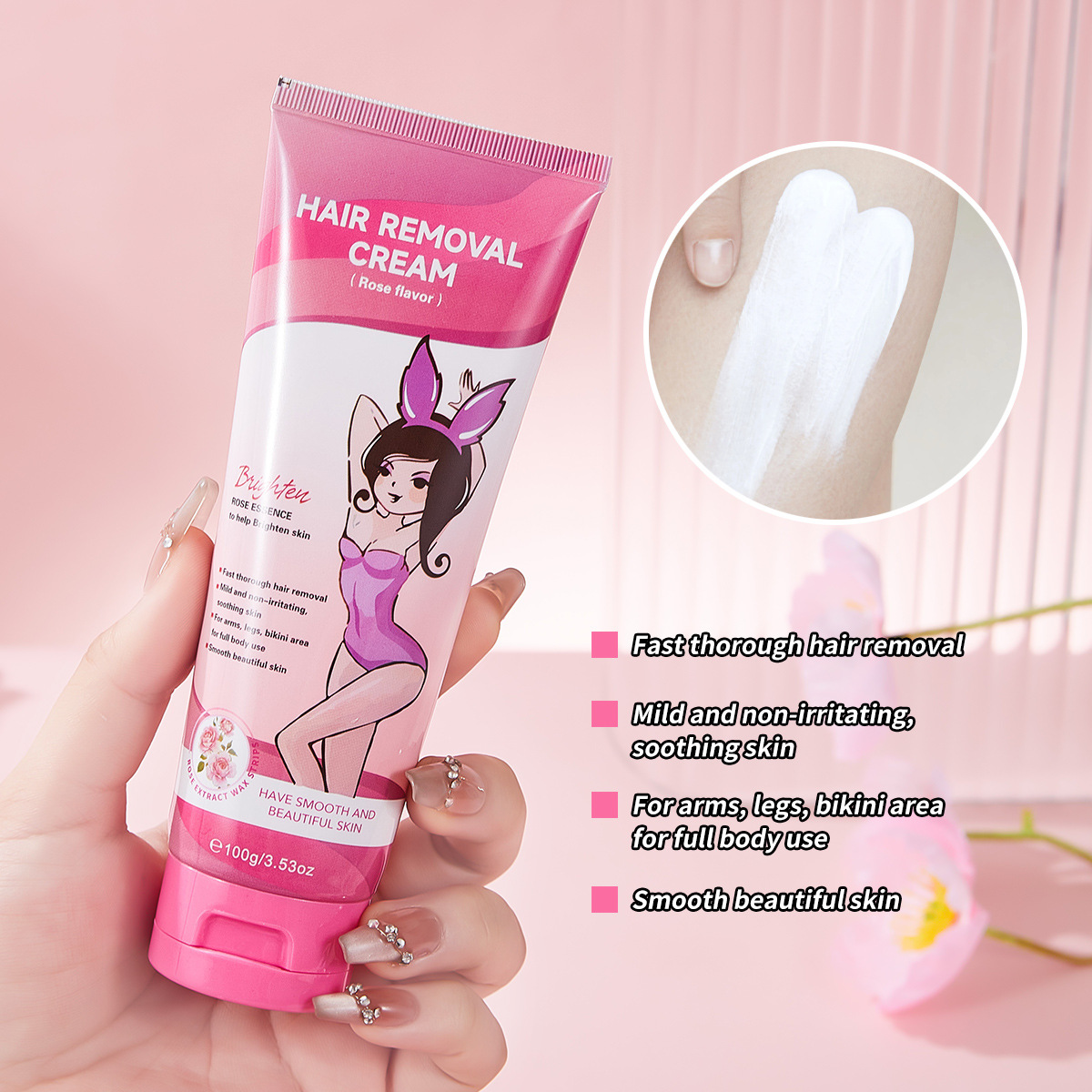 【 Cross-border Exclusive 】FORMBO Hair Removal Cream is a gentle hair removal cream that does not irritate the arms and armpits details Picture