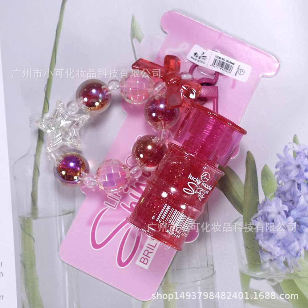 ML8049 Thermochromic Lip Oil LUCKY MODEL Export card-hanging bracelet Lip gloss New MAGIClipoil Application Scenario