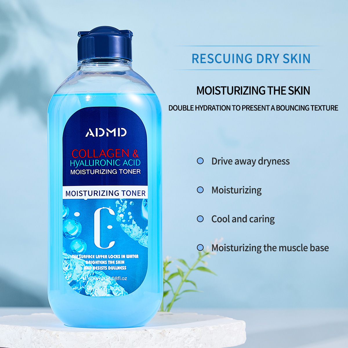 ADMD Cross-border exclusive supply of collagen toner, hydrating Moisturizing toner, cross-border skin care products wholesale and consignment Specification drawing