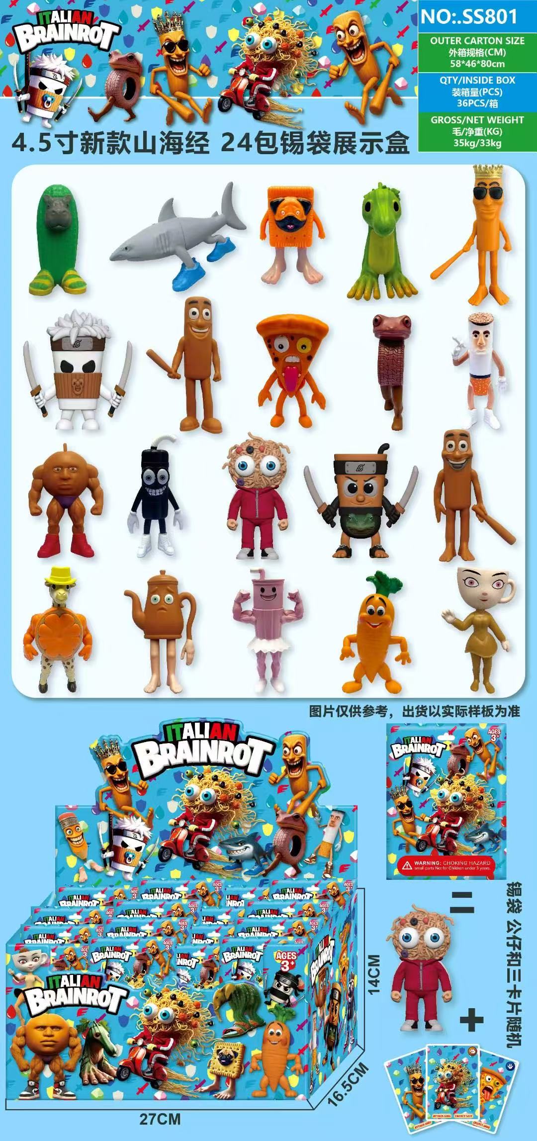 山海经，山海经盲袋，泡面头