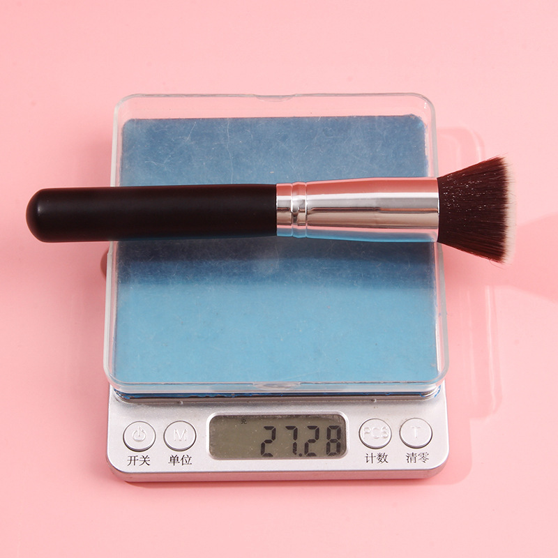 Single flat-head makeup brush, facial contouring brush, beginner makeup tools, foundation brush, beauty tools wholesale Specification drawing
