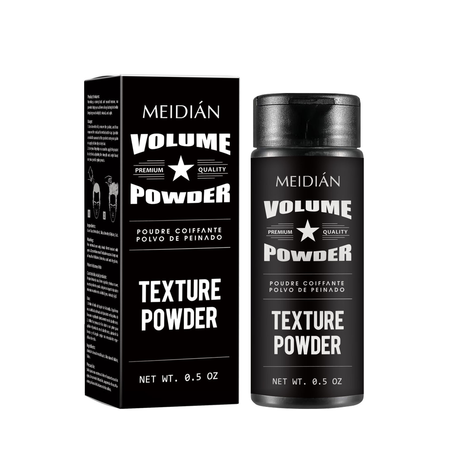 Cross-border exclusive supply of Meidian Oily Hair Voluminous Magic Tool: Pengpeng Powder, Hair oil-control Voluminous Powder, Bangs Oil-Removing and Dispersing Powder Item Picture