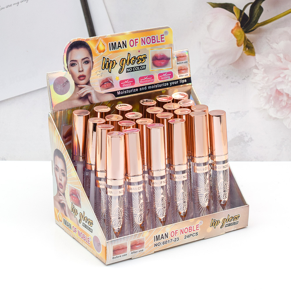 Only export IMAN OF NOBLE Transparent Colorless Moisturizing Lip Oil Lip Gloss 6017-23 LIPOIL full figure