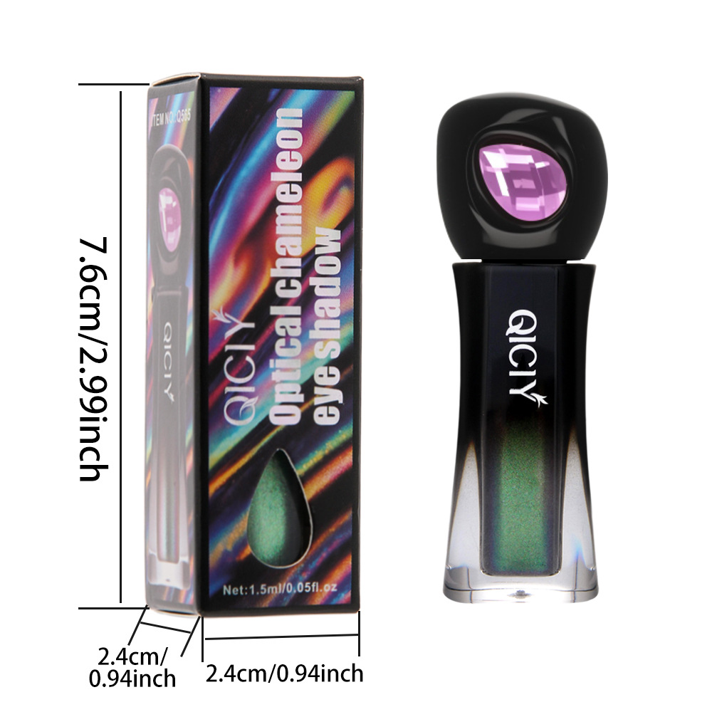 Cross-border exclusive QICIY+ 6-color Chameleon Eyeshadow, Fine Sparkling Chameleon Eyeshadow, Pearlescent Sleeping Eye Liquid Eyeshadow Item Picture