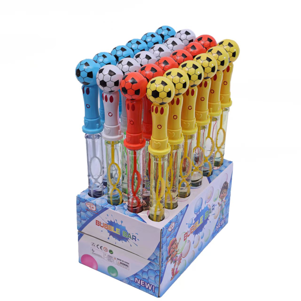 Children happily bubble in water Specification image