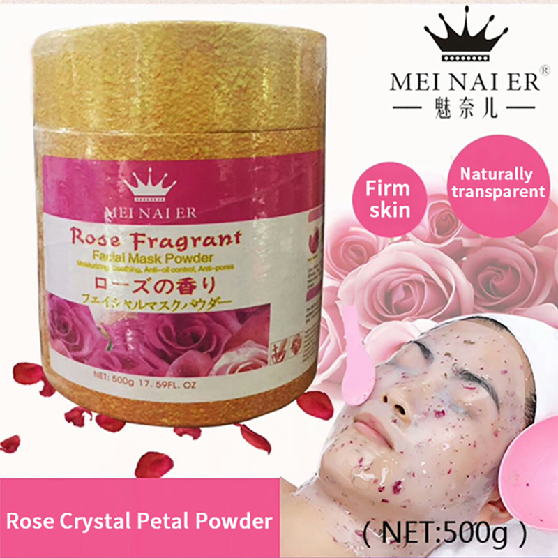 Cross-border rose petal Crystal Soft Mask Powder for Moisture Retention, Tenderness and skin-Penetrating jelly Mask Powder, wholesale in hospital pack, 500g Application Scenario