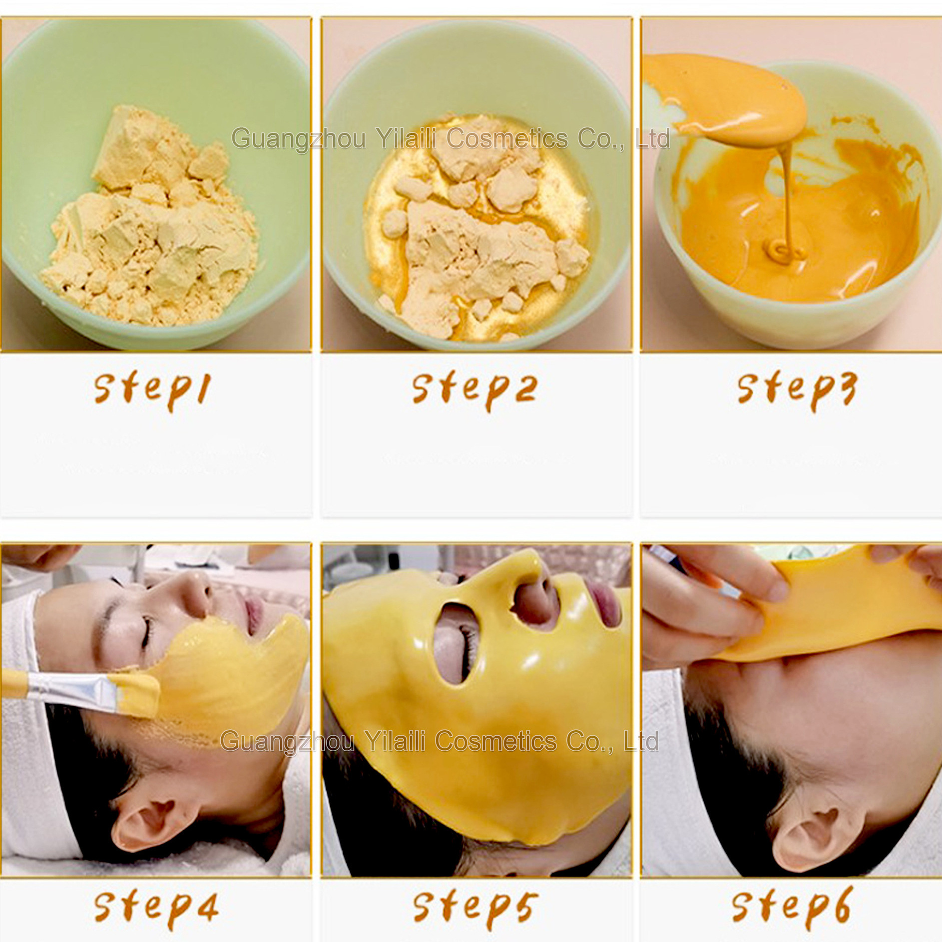 Cross-border turmeric Brightening and Moisturizing Mask Powder, hydrating, moisturizing and nourishing skin care soft mask powder, bagged factory direct sales wholesale Application Scenario