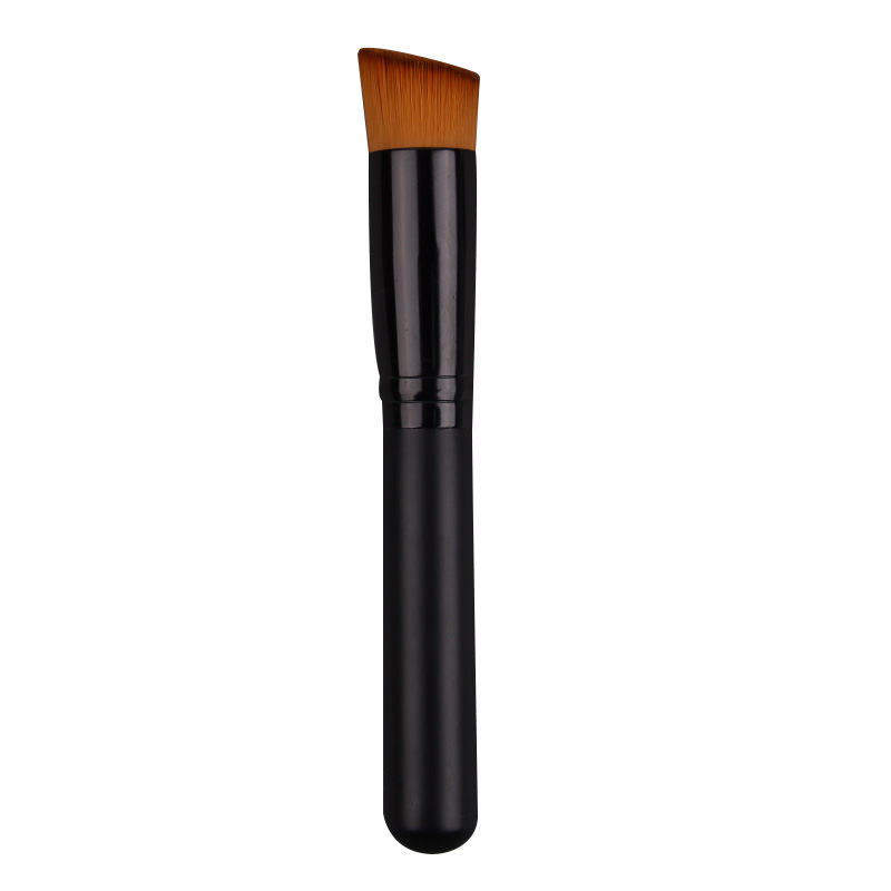 Single angled foundation brush, beginner's base makeup brush, beauty salon mask brush, portable makeup brush, wholesale of beauty tools Item Picture
