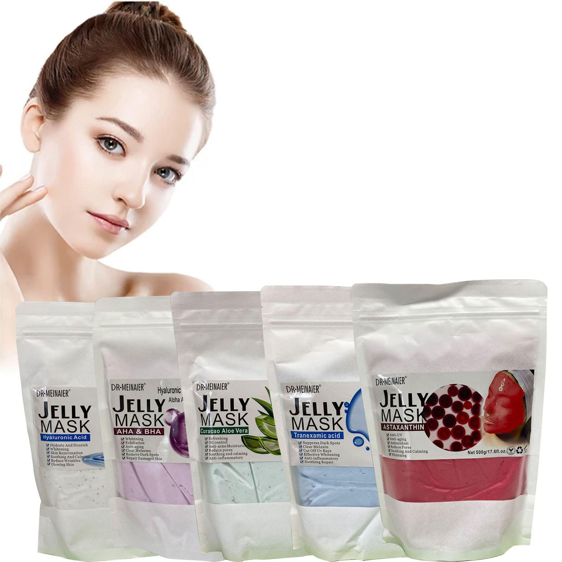 Cross-border exclusive supply of collagen crystal petal mask powder, hydrating and moisturizing jelly soft film powder 500g for export wholesale details Picture