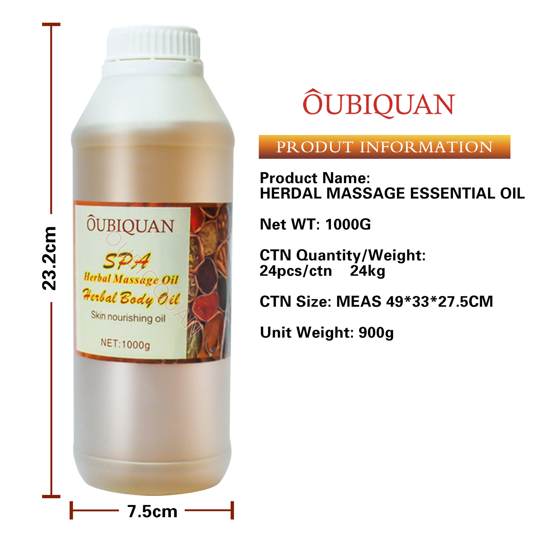 Cross-border best-selling Meinaire natural plant base oil SPA Full Body Massage Back opening Hojoba oil export wholesale Item Picture