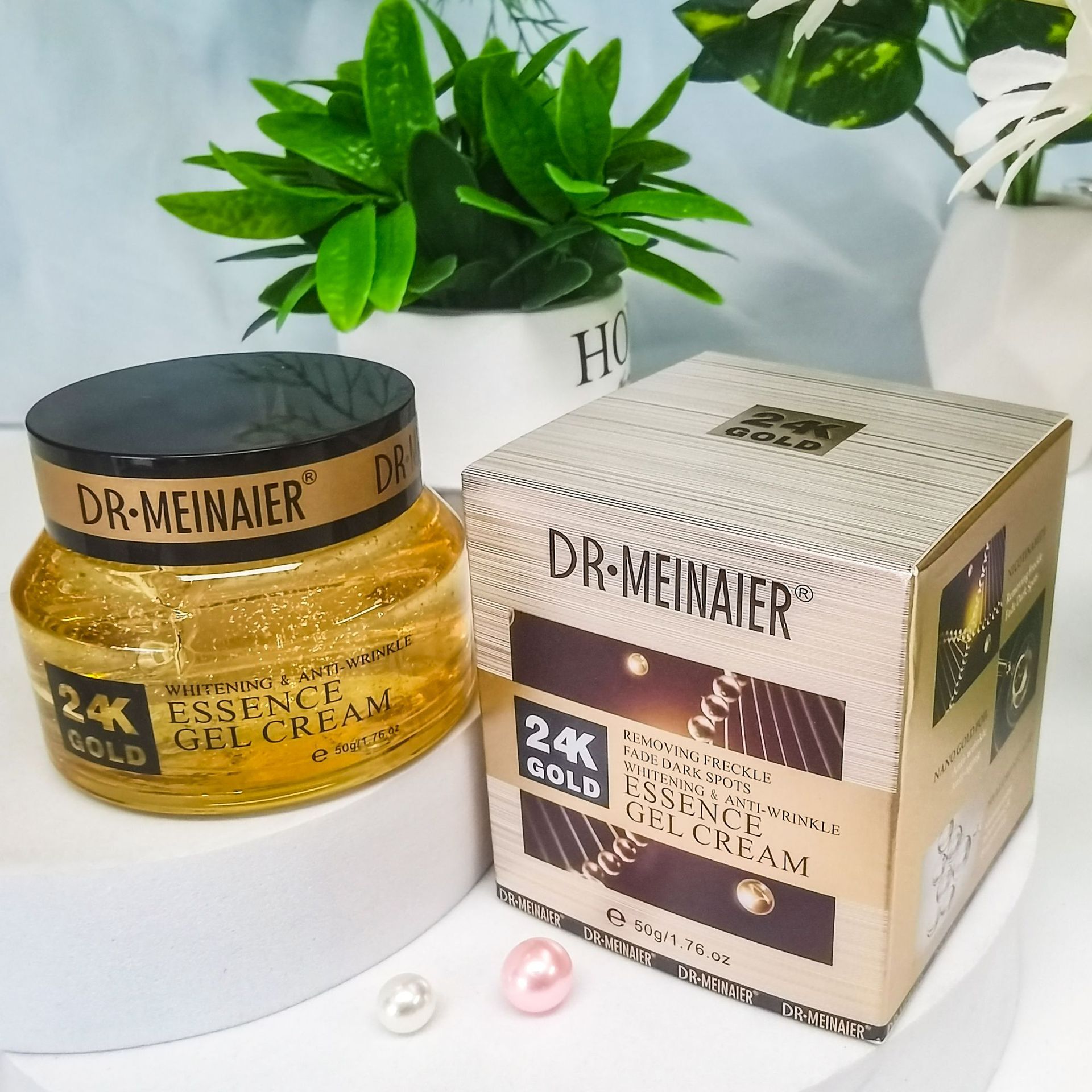Cross-border exclusive 24K Gold Anti-wrinkle Cream Moisturizing, hydrating, Repairing, Lifting and firming Facial Essence Gel Gel full figure