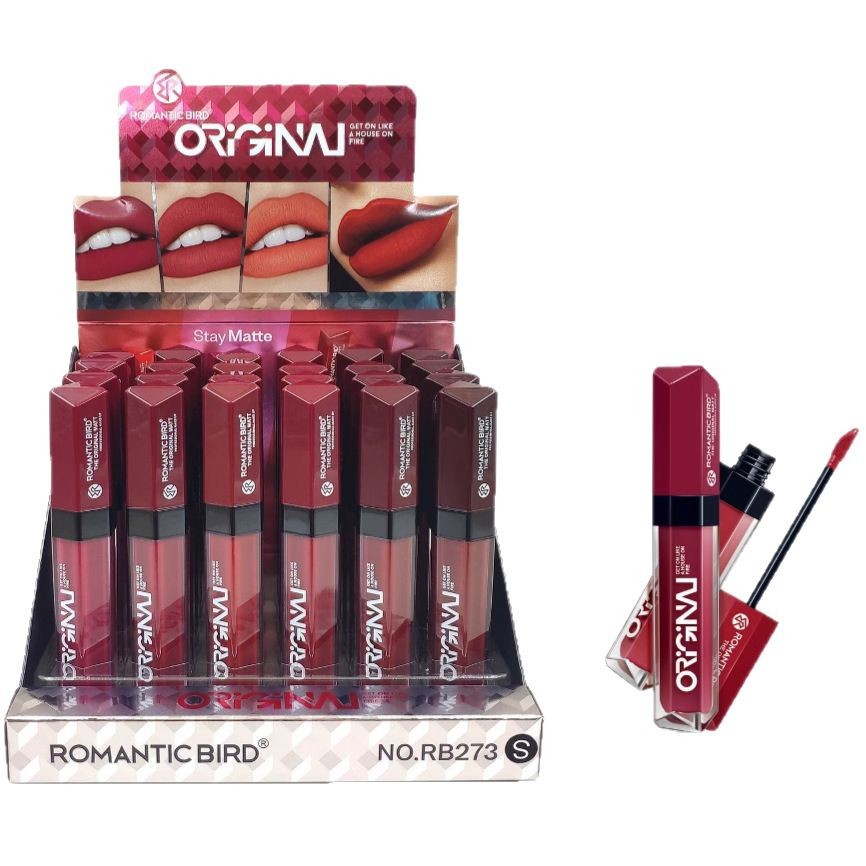 Only export collection [ROMANTIC BIRD] 12-color mixed LIPGLOSS in red series Item Picture