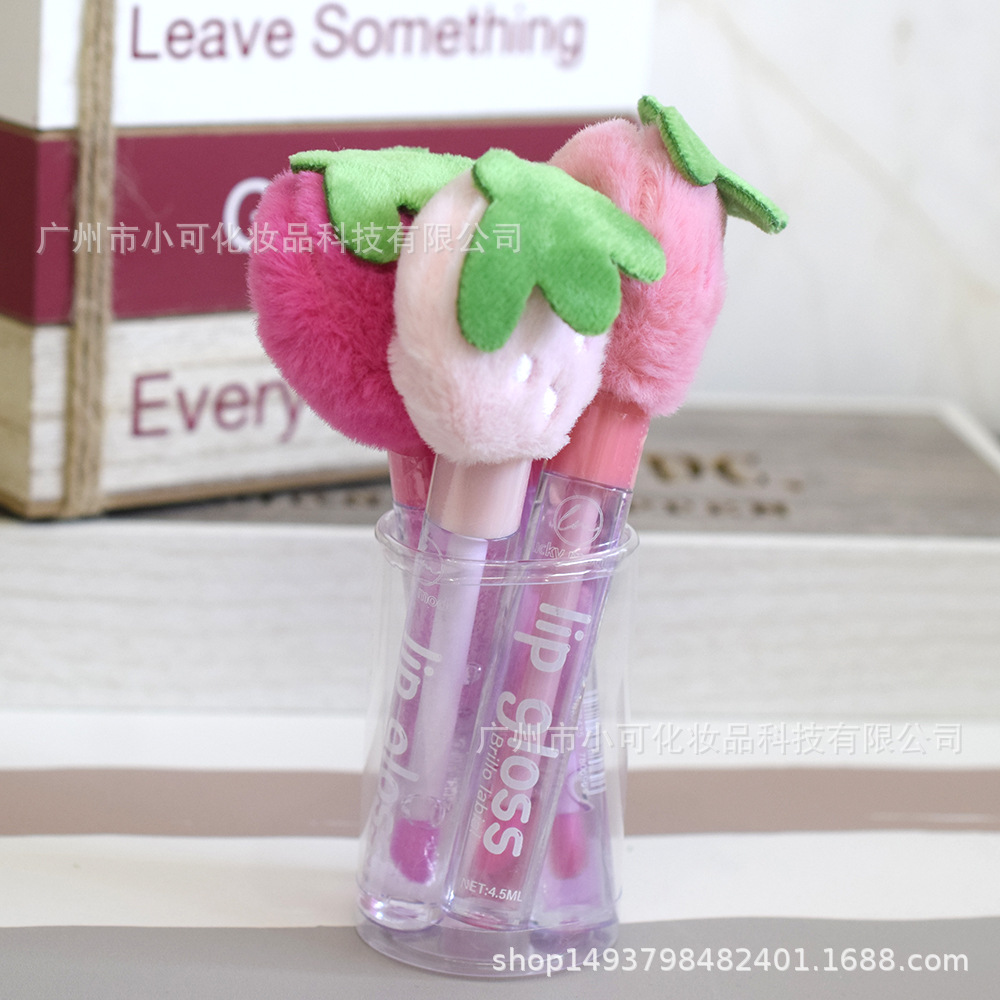 ML8194A Color-changing Thermochromic Lip Gloss LUCKY MODEL Strawberry Moisturizing Lip Oil MAGIC LIPGLOSS for export details Picture