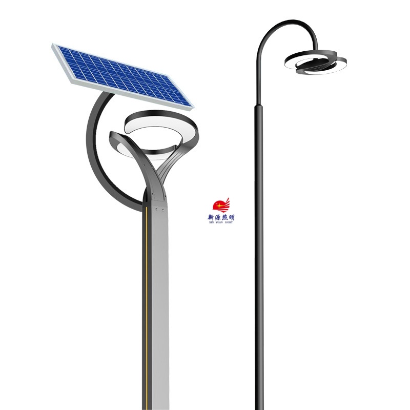 The 4-meter lighting street lamp project for the villa landscape in Yueya Bay Community, and the 3.5-meter outdoor garden aluminum courtyard lamp Specification image
