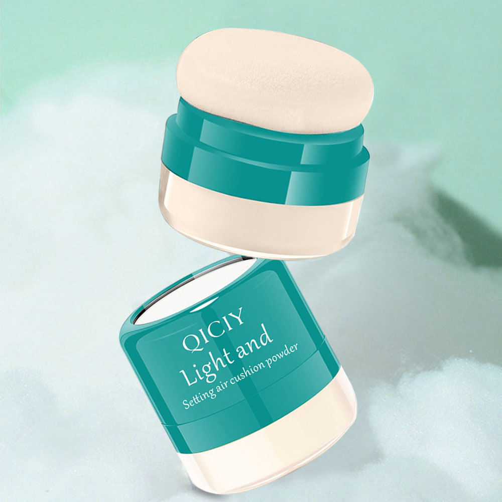 Cross-border exclusive QICIY cushion Loose Powder, waterproof, long-lasting, setting, brightening, concealing, waterproof and oil-control loose powder, Amazon full figure
