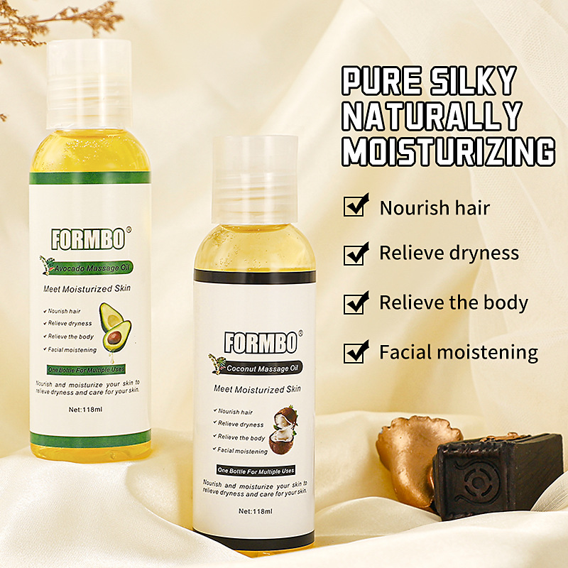 【 Exclusive for Foreign Trade 】FORMBO Body Massage Oil Relieves Dry Skin. Wholesale of Body vc skin Care Massage Oil Application Scenario