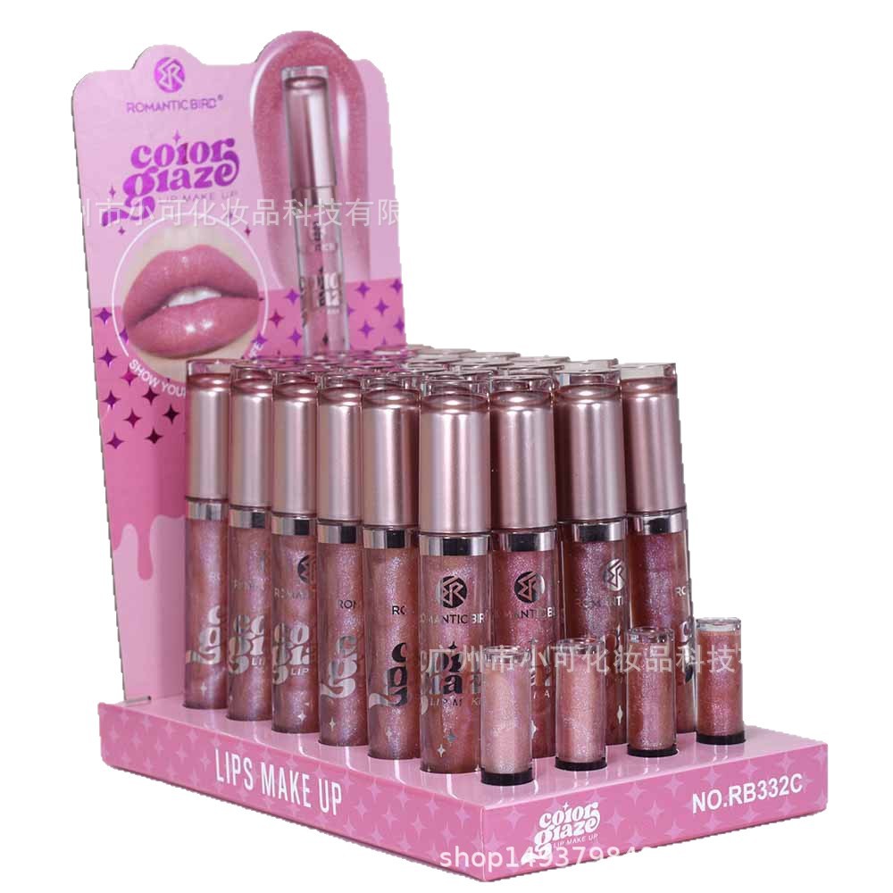 ROMANTIC BIRD's New Sparkling Lip Gloss RB332, Shining Lip Gloss 2025 Item Picture