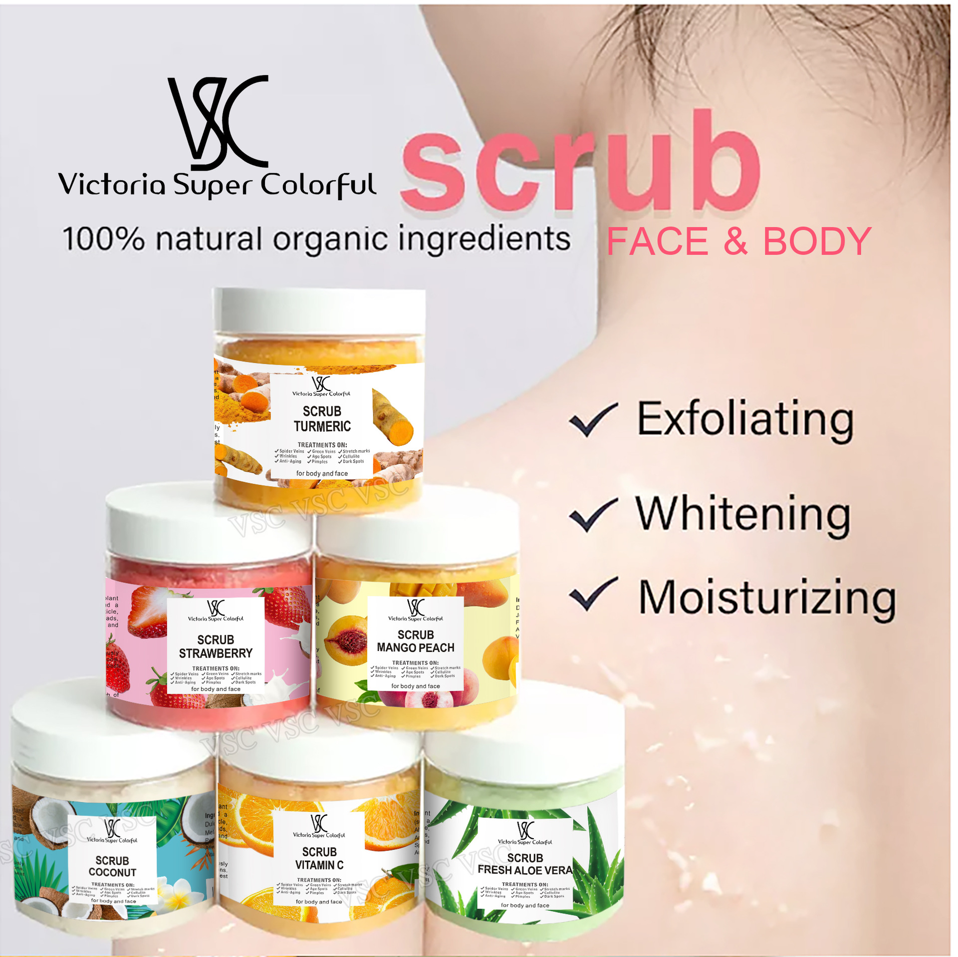 Cross-border body scrub salt coffee bath salt Deep Cleansing Gentle Exfoliation Whole body scrub wet salt factory wholesale details Picture