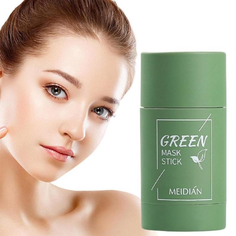 MEIDIAN Cross-border exclusive Meidian Plant Solid Mask Stick for cleaning and application, Eggplant green tea puree mask stick full figure