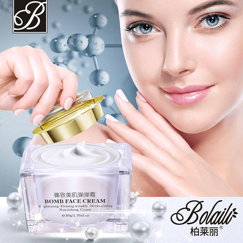 Cross-border Hydrating Peptide Essence Bouncy Cream Hydrates, moisturizes and rejuvenates the skin, shrinks pores, natural Cream Moisturizing Cream Manufacturer details Picture