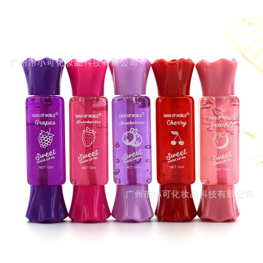 2,024 units OF [IMAN OF NOBLE] 936G Cute Sparkling Moisturizing Lip Oil magic Radiance details Picture
