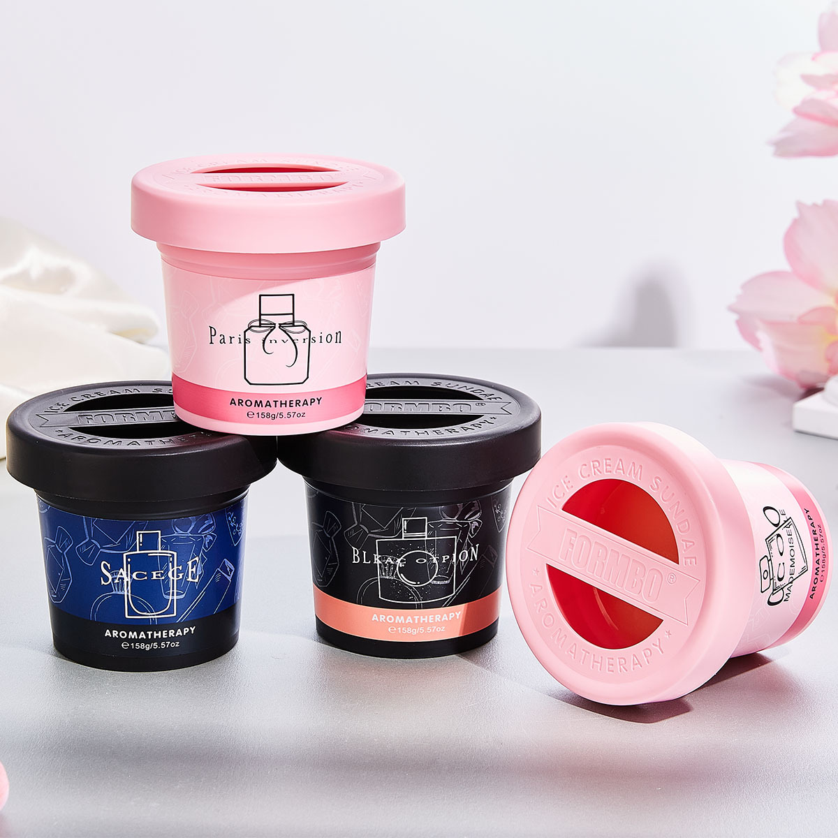 Cross-border exclusive FORMBO aromatherapy cream Amazon bestseller Perfume ornament, long-lasting fragrance, deodorizing, long-lasting light fragrance Application Scenario