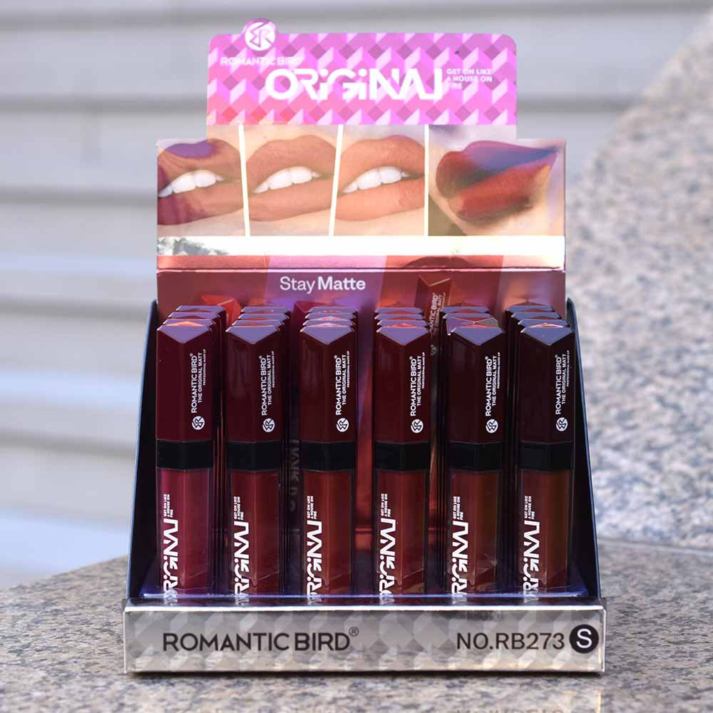 Only export [ROMANTIC BIRD] RB273S MATTE Lip Gloss Lip Gloss Deep red MATTE LIPGLOSS full figure