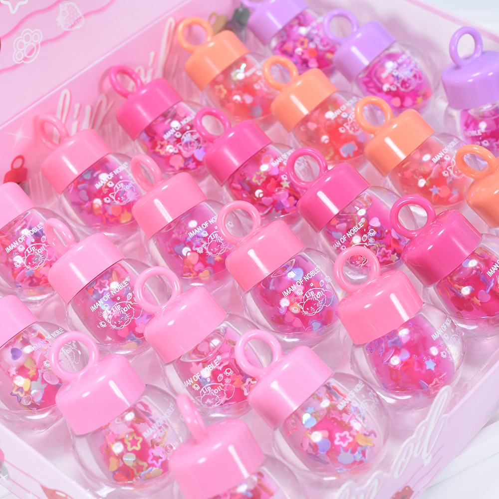 Only export [IMAN OF NOBLE] 7230 Cute INS Color-changing Moisturizing Lip Oil magic lipoil full figure