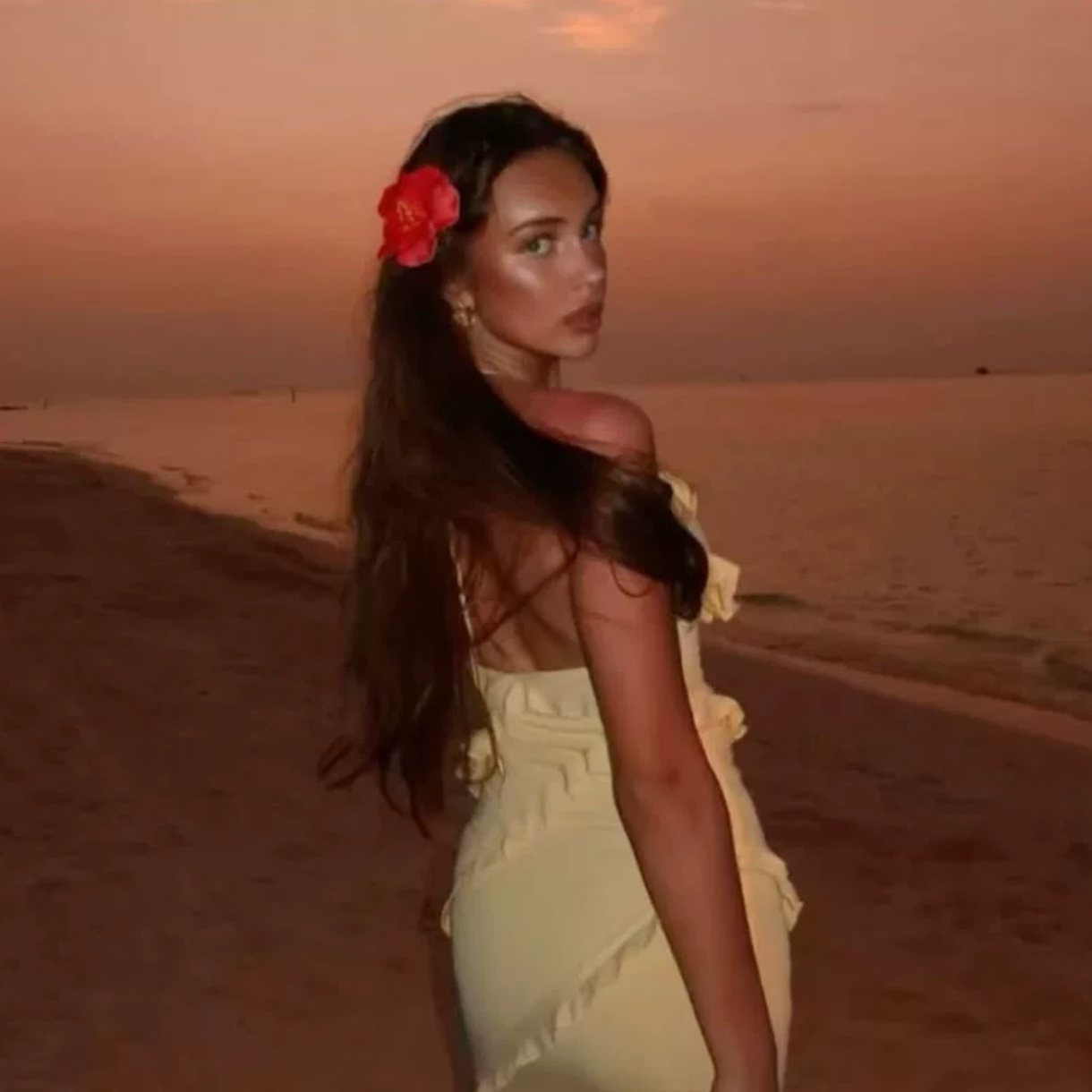 现货新款约10厘米仿真扶桑花发夹，海边游度假，拍照Dl丫创意工坊花朵头饰发夹发饰详情图4