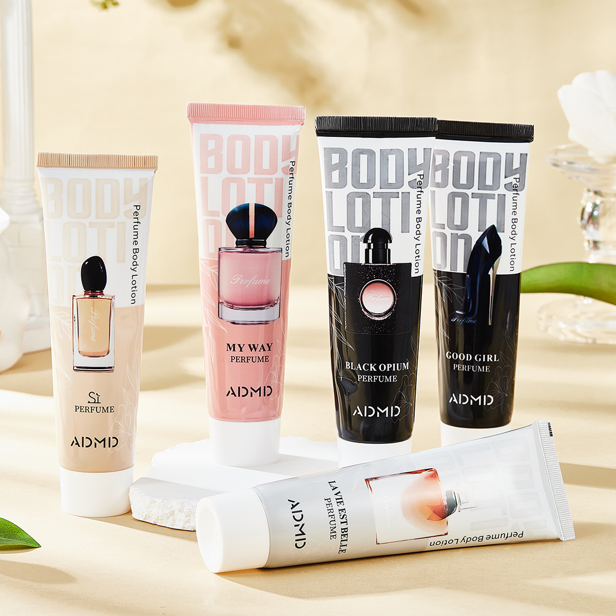 【 Cross-border Exclusive 】ADMD Perfume Body Lotion Hydrates and relieves rough skin with a long-lasting fragrance full figure