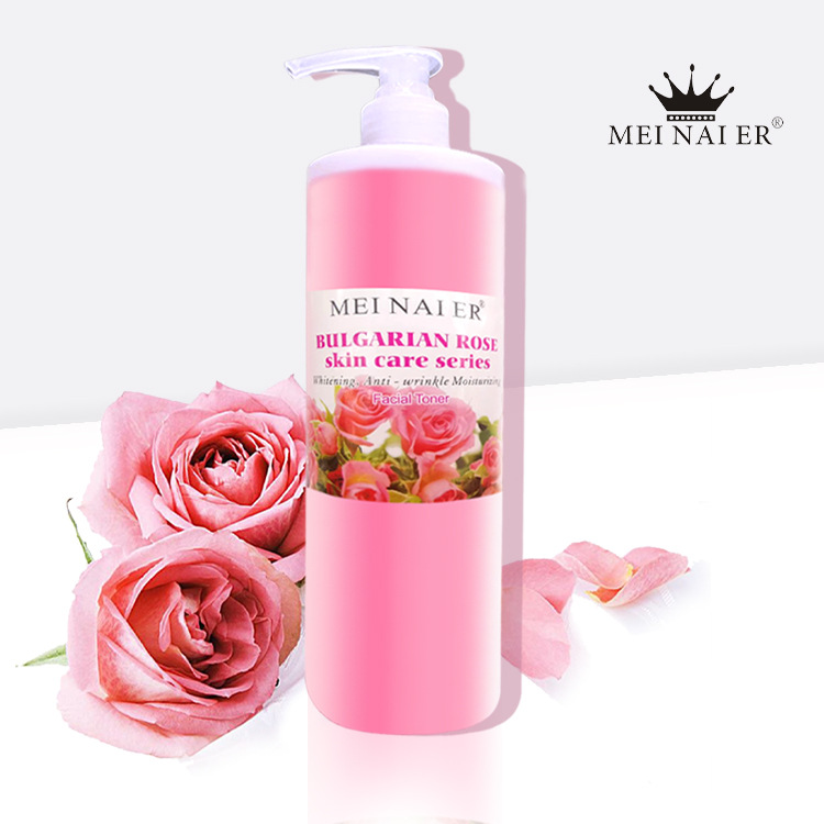 Cross-border exclusive rose Hydrating and moisturizing toner, refreshing, oil-controlling, pore-shrinking, brightening and shrinking Water 1000g full figure