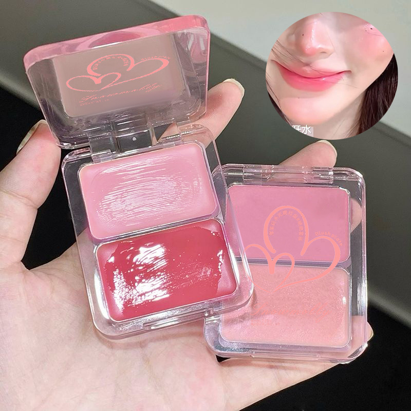 Snow Jasmine Water Light Blush Palette, natural and long-lasting color, not easy to smudge, versatile blush palette wholesale full figure