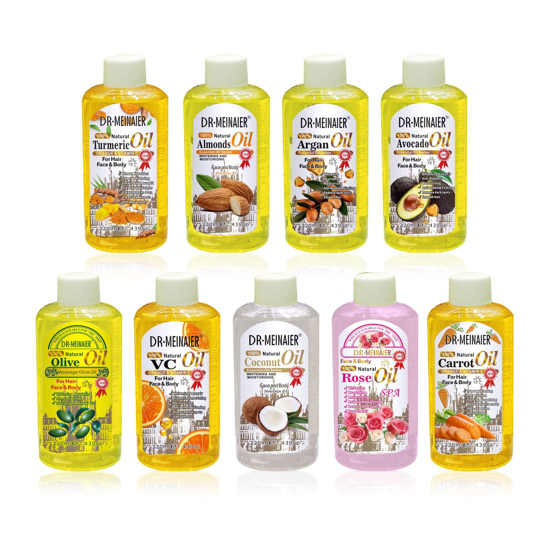 Cross-border coconut essential oil massage, moisturizing, repairing skin, facial and body care, SPA moisturizing oil processing and wholesale full figure