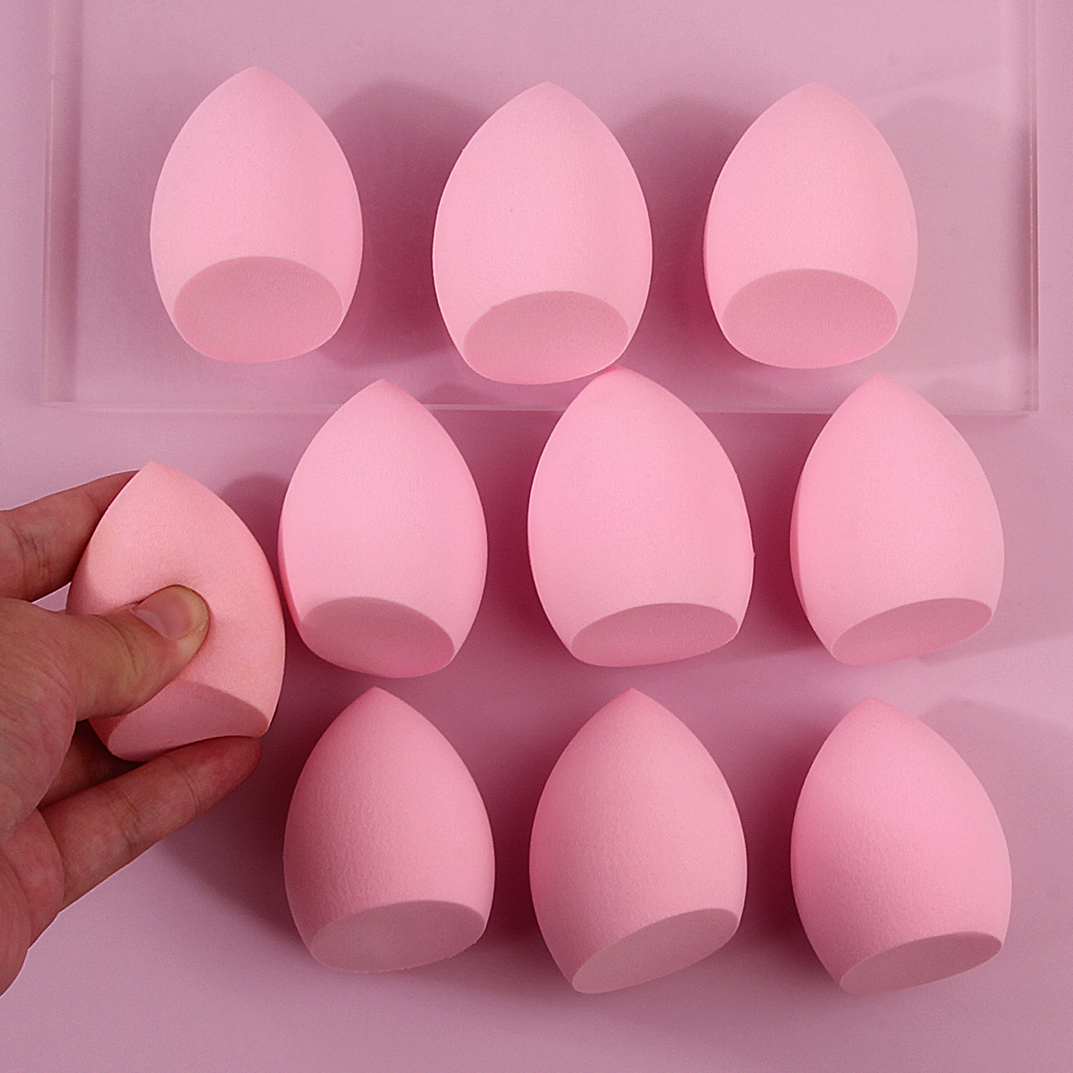 Factory direct sales of beauty eggs, diagonal cut powder puffs, makeup eggs, makeup eggs, sponge powder puffs, soft, dry and wet dual-purpose Specification drawing