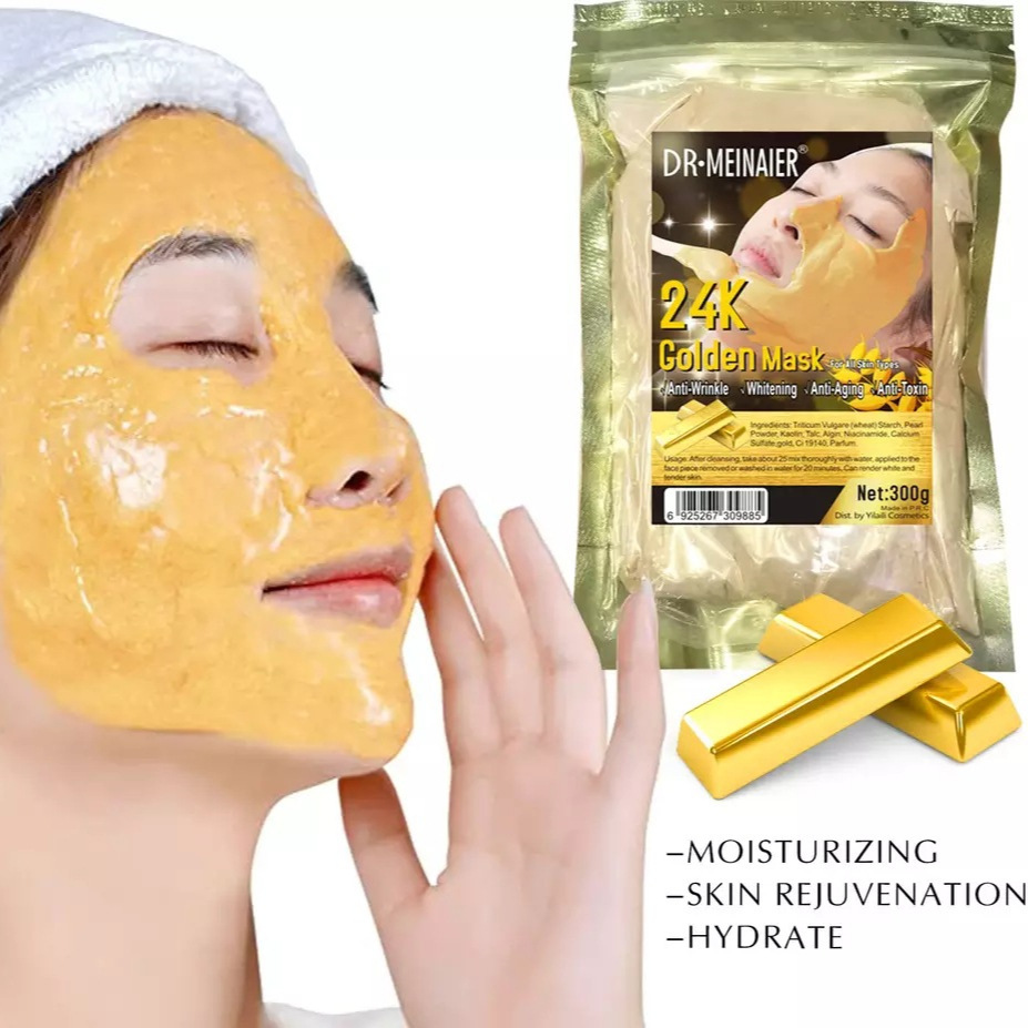 Cross-border Natural Glutathione Bone Collagen Mask Powder, Collagen Mask, Gold Moisturizing Soft Mask Powder 300g Specification drawing