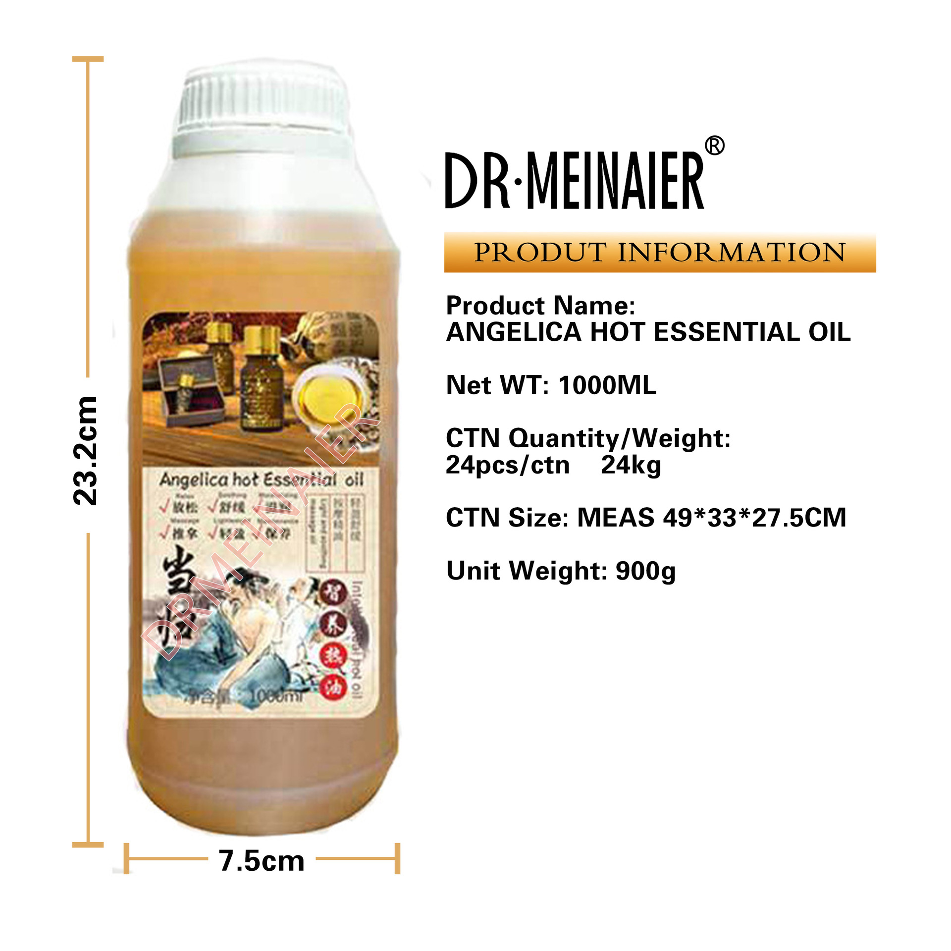 Cross-border ginseng Herbal Oil Heating Essential Oil, Body Massage essential Oil, Full-body Massage and Gua sha Oil, Mugwort essential oil 1000 Application Scenario
